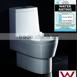Sanitary Ware EAGO Ceramic P-trap Water Closet Two Piece Washdown Toilet WA332P Toilet Bowl thumbnail-1