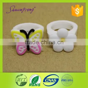 Promotion Jewelry New Arrival Pvc Finger Rings for Kids thumbnail-5