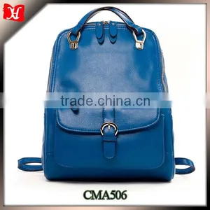 2014 New Genuine Leather Backpack Bags for Girls thumbnail-1