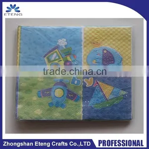 Full Colors Custom Printed Paper Napkins for Sale thumbnail-1