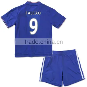 UK Blue Kids Soccer Jerseys,football Jersey for Children ,kids Sportswear, Custom Kids Soccer Jersey thumbnail-1