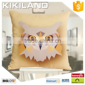 Ribbon Embroidery Cushion Covers Design With Pretty Animal Head Pattern thumbnail-1
