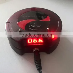 Wireless Coaster Patron Pager With Receiver and Keypads, for Coffee Shop Restaurant Club Service Equipment Guest Paging System thumbnail-4