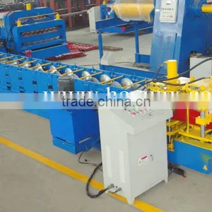 Automatic Colored Steel Ridge Cap Roll Forming Machine thumbnail-1