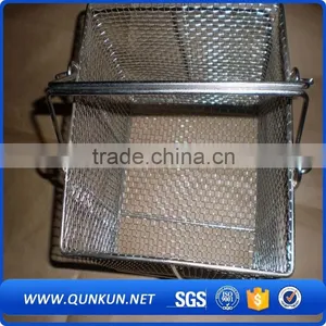 Fine Wire Mesh Basket With Lid Mesh Stainless Steel Baskets thumbnail-5