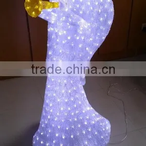 3D Acrylic Angel Motif LED Christmas Light thumbnail-1