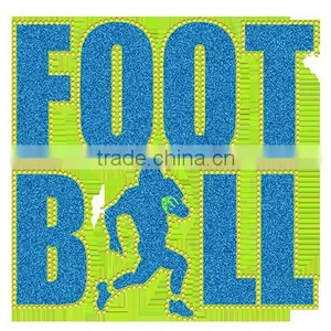 Football Lover Iron on Transfer Hotfix Custom Design thumbnail-2