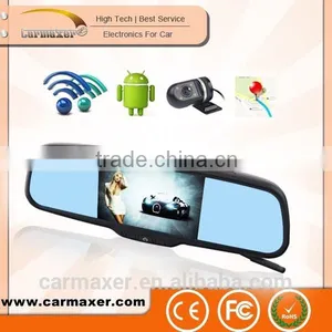 5" Capacitive Screen Android4.0 1080P WIFI Car DVR Rearview Monitor Rearview Mirror With Gps Bluetooth Camera for Special Car thumbnail-1