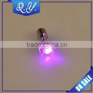 2016 Hot Sale Products Rectangle Shaped Glitter LED Earrings Nice Jewelry Wholesale thumbnail-2