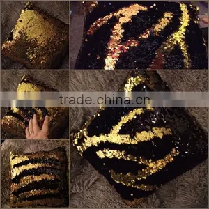 Gold Double Sided Sequin Fabric thumbnail-2