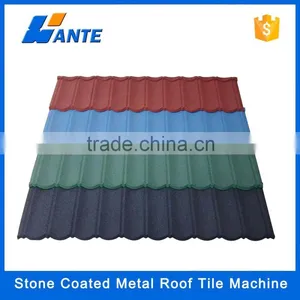 High Quality Aluminum Zinc Plate Colorful Stone Coated Metal Roof Tile Machine, Heat Resistant Roof Material Quality Choice thumbnail-5