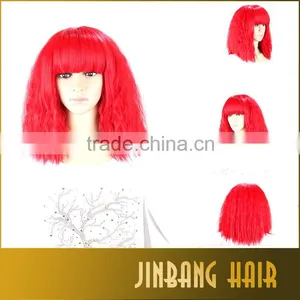 2016 Colorful Synthetic Hair Wig New Premium Best Selling Cosplay Wig For Party thumbnail-3