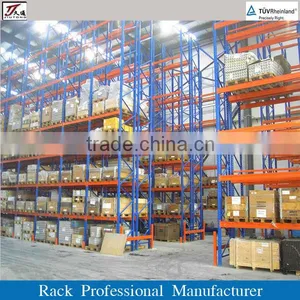 Warehouse Storage Q235 Steel Blue and Orange Pallet Racking thumbnail-1