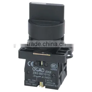 GB2-ED21 CNGAD 2 Position Selector Black Standard Lever Locked Switch thumbnail-1