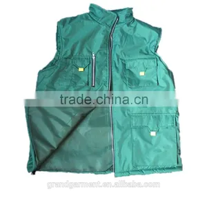100% Polyester Lined Women Waterproof Sleeveless Work Vest thumbnail-2