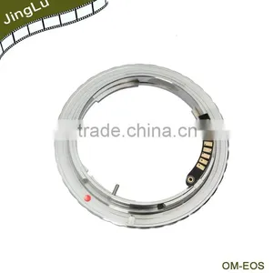 NEW AF Chips Lens Adapter Ring For OM Mount Lens to EOS Mount Camera 7D 50D 60D (Factory Supplier) thumbnail-3