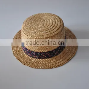 Fashion Design Customized Plain Color Unisex Straw Hat Cheap thumbnail-1