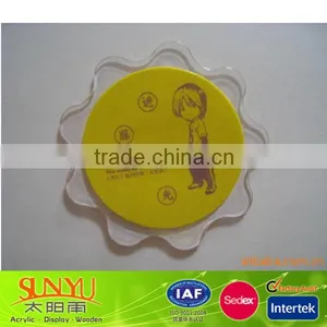 Clear Acrylic Round Coasters/acrylic Coaster for Craft thumbnail-1