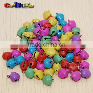 6mm JINGLE BELLS Beads Christmas Craft Bell For Tree Cat Collar Mix Colorful #FLQ095 thumbnail-1