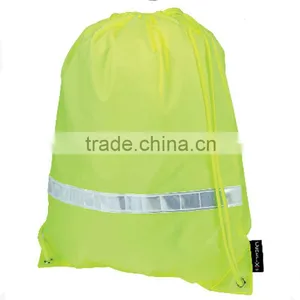 Hot Sale Reflective Stripe Drawstring Bags for Nighter Work Supplier's Choice thumbnail-1
