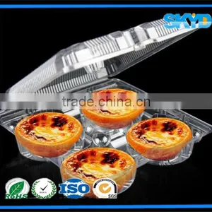 Egg Tart Plastic Container 4 Holes thumbnail-1