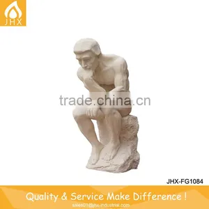 Famous Large Outdoor Sculpture of Thinker Statue thumbnail-1