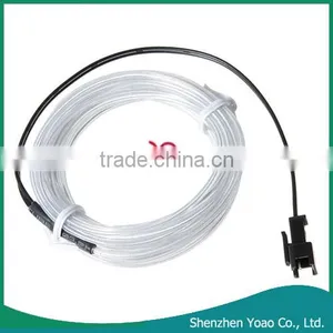 LED Flexible Lamp 3m 2-3mm Steel Wire Rope LED Strip Light With Controller Transparent Blue thumbnail-6