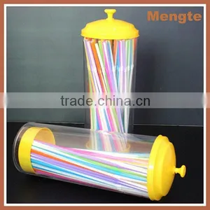 Flexible Small Square Pvc Box Packing Plastic Drinking Straws thumbnail-1