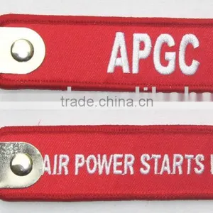 Embroidery Key Chain With D Ring thumbnail-1