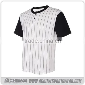 Polyester Fabric Quicky Dry High Quality Baseball Shirt thumbnail-3