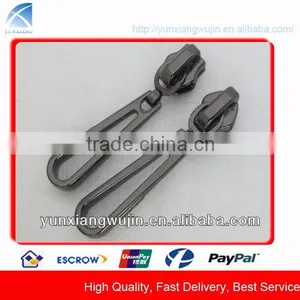 CD8408 Wholesale Fancy Design Metal Zipper Slider for Luggage thumbnail-1