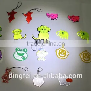 Light PVC Reflective Keychain Animal Shape thumbnail-4