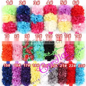 Best Sale Cheap Wholesale Fashion Fancy Baby Shabby Chic Flower Headband thumbnail-1