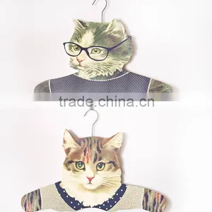 High Quality Girl Velvet Suit Hangers Wooden Girl Hanger thumbnail-4