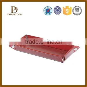 China OEM Supply Square Leather Tray/ Home Storage Tray/ Tea Tray thumbnail-2