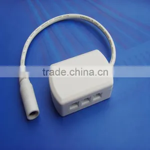 24V Electronic Components Germany Terminal Block 6 Way Power Connection Box for Connecting Euro Cables to LED Lights thumbnail-4