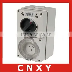 New IP66 Industrial Socket With Switch thumbnail-1