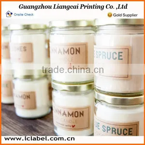 Christmas Candle Printing Sticker Custom Candle Sticker for Candle Jar thumbnail-4