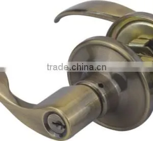 American Style Keyed Zinc Alloy Door Lever Handles Locks Door Handle thumbnail-2