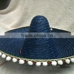 New Style Handmade Mini Mexican Sombrero Straw Hat Quality Choice thumbnail-4