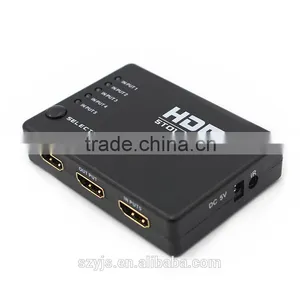 HDMI V1.4 4K 2K and HDMI V1.3 1080P Supported 5X1 Mini HDMI Switch thumbnail-3
