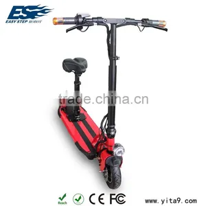 Remote Control Bluetooth 2 Wheel Self Balance Electric Scooter With Handlebar and Seat thumbnail-5