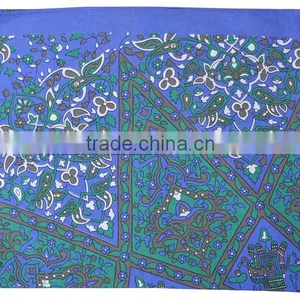 Sanganeri Printed Mandela Tapestry Wall Decor Throw Table Cover 100% Cotton Bedspread Indian Jaipur Manufacturer & Wholesaler thumbnail-1