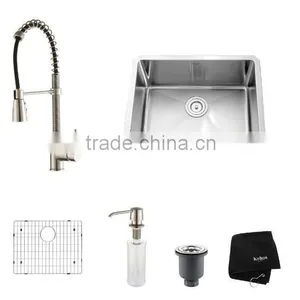 China Suppliers Stainless Steel Undermount Single Bowl Handmade Kitchen Sink thumbnail-2