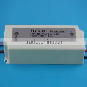 High Quality110v 120v 220v 230v Input Waterproof Ip67 dc 12v 3a 36w Output Long Bright Led Driver Power Supply Transformer thumbnail-1