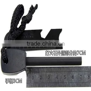 Survival Magnesium Flint Tooth Scraper Stone Fire Starter Lighter Kit thumbnail-4