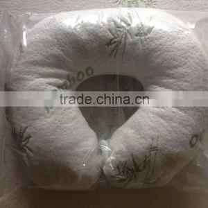 Shredded Memory Foam Bamboo Neck Pillow,Travle U Pillow With Bamboo Cover thumbnail-3
