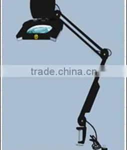 Multifunctional Black Rectangle Conductive Beauty Salon Lamp/LED Working Magnifier Vertical thumbnail-1