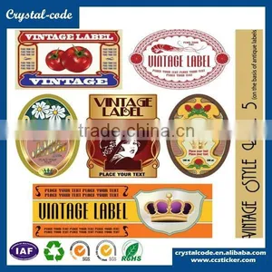 Yogurt Chocolate Food Labels Plastic Container Packaging Food Sticker thumbnail-1