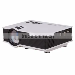 Portable Full HD 800 Lumens UC40 LED Mini UNIC Projector Home Cinema Business HDMI AV SD 1080P + US/EU Plug Power Cable thumbnail-2